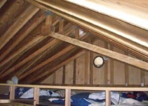 Kepler Creek Interior - Loft Bedroom Area Attic area