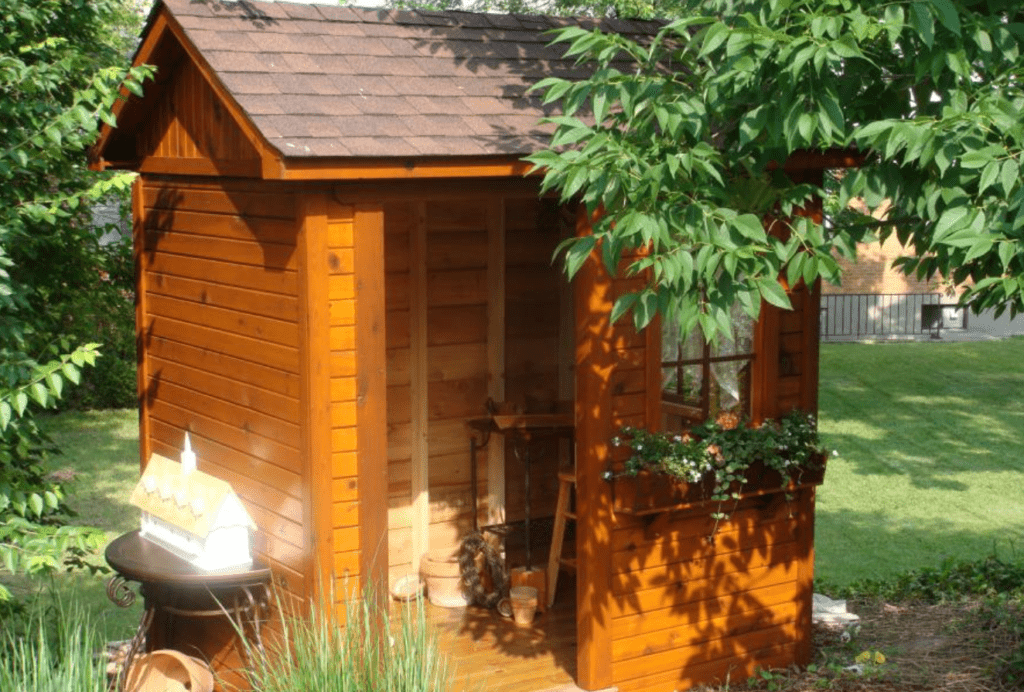 Palmerston Shed Garden Shed backyard garden shed - Summerwood Products