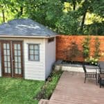 Sonoma Garden Shed, with maintenance-free siding and a gorgeous hip-roof. Summerwood Products