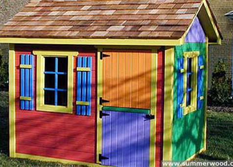 Bear Club Playhouse - Summerwood Products