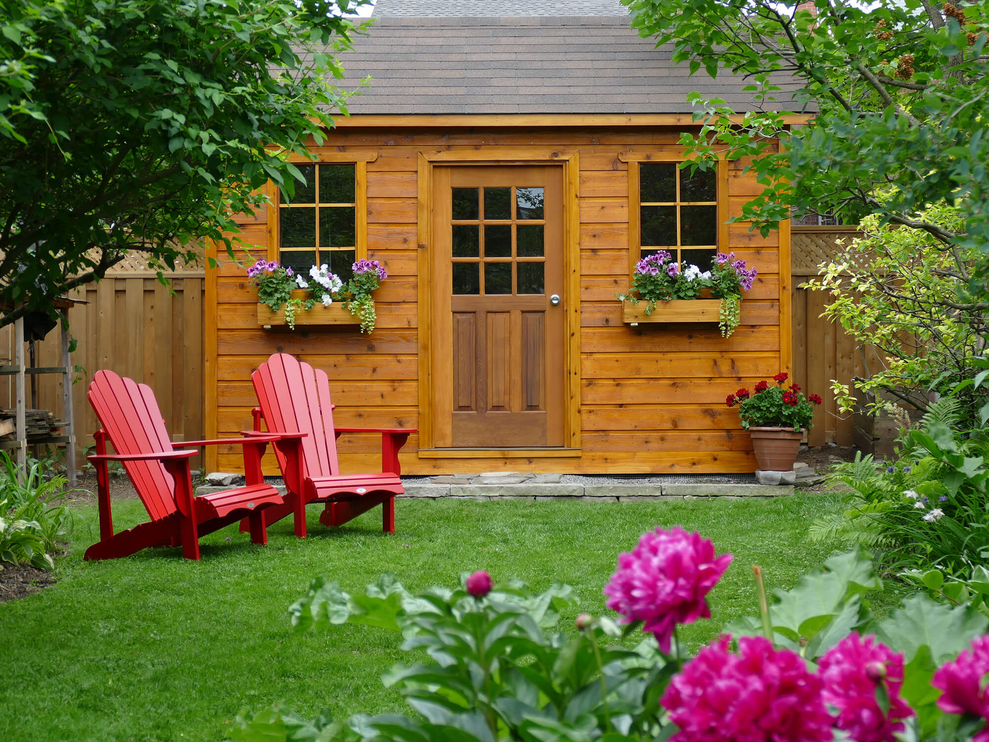 Backyard shed