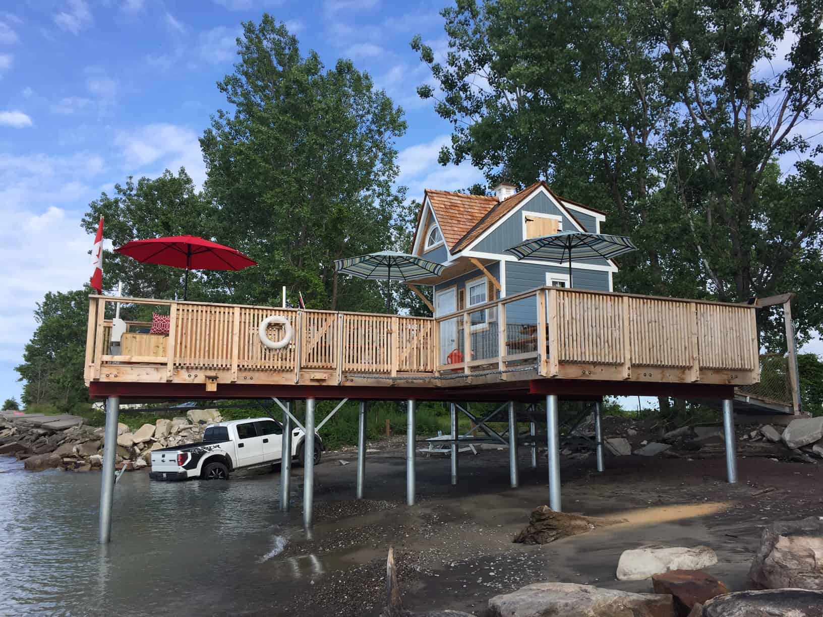 luxury feature custom porch